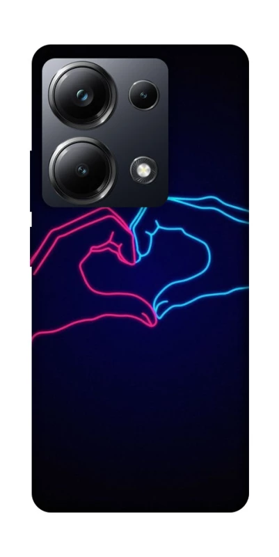 Чехол на Xiaomi Poco M6 Pro 4G Neon love фото 1 из 1