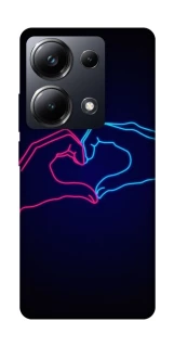 Чохол на Xiaomi Poco M6 Pro 4G Neon love фото 1 з 1