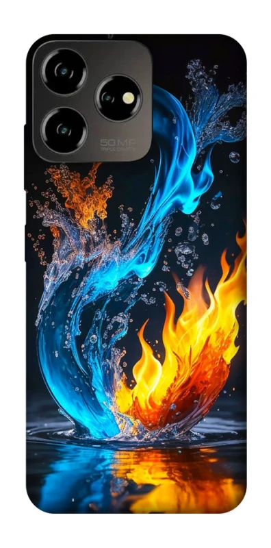 Чохол на ZTE Blade V50 Design 4G Water And Fire фото 1 з 1