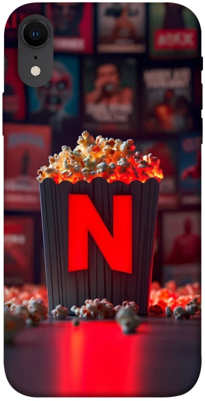 Чохол на Apple iPhone XR (6.1") Netflix and popcorn фото 1 з 1