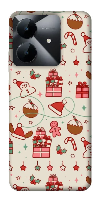 Чехол на Realme Note 60x Новогодний v14 фото 1 из 1