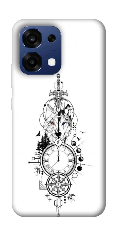 Чехол на Oppo A6 Pro 4G/5G Tattoo ver.8 фото 1 из 2