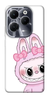 Чохол на Infinix Hot 40 Pro Labubu White фото 1 з 1