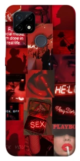 Чехол на Realme C21 Love collage ver.3 фото 1 из 1