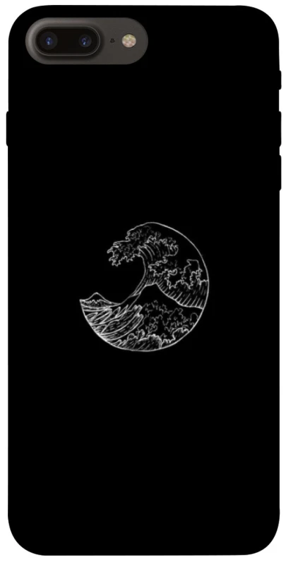 Чохол на Apple iPhone 7 plus / 8 plus Black tsunami фото 1 з 1