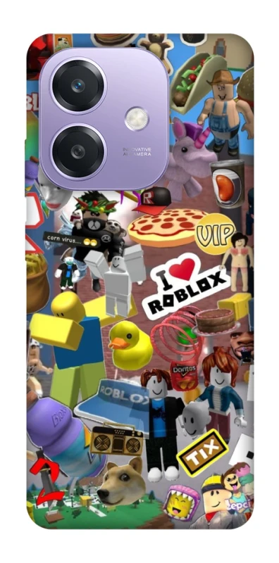 Чехол на Oppo A3X Roblox collage ver.5 фото 1 из 1