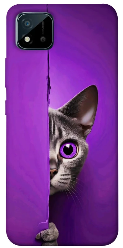Чохол на Realme C20 Кіт-підглядач фото 1 з 1