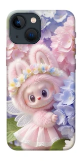 Чехол на Apple iPhone 13 mini (5.4") Labubu & Flowers ver.1 фото 1 из 1