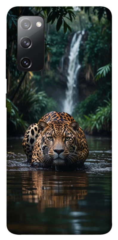 Чехол на Samsung Galaxy S20 FE Leopard in water фото 1 из 1