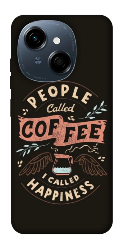 Чехол на TECNO Spark Go 1 Сoffee happiness фото 1 из 1