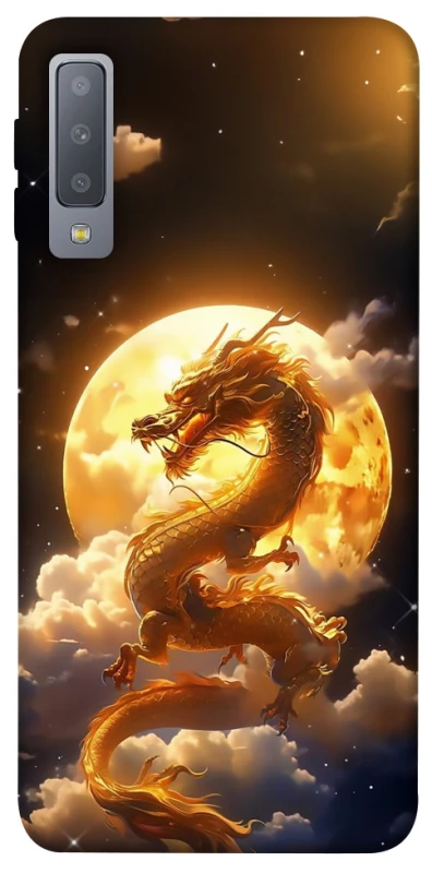 Чохол на Samsung A750 Galaxy A7 (2018) Golden Dragon фото 1 з 1