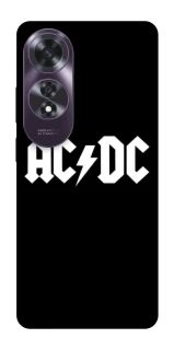 Чехол на Oppo A60 AC/DC logo фото 1 Чехол на Oppo A60 AC/DC logo фото 1 из 1