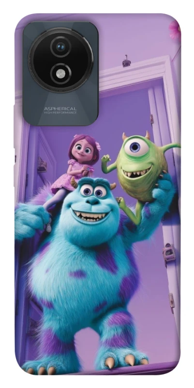 Чохол на Vivo Y02 Monsters friends фото 1 з 1