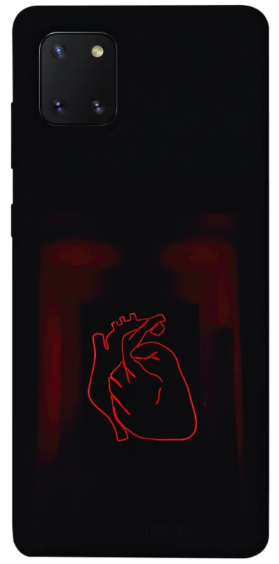 Чехол на Samsung Galaxy Note 10 Lite (A81) Красное сердце фото 1 из 1