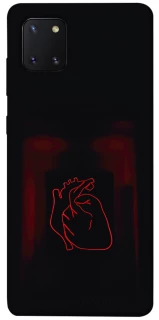 Чехол на Samsung Galaxy Note 10 Lite (A81) Красное сердце фото 1 из 1