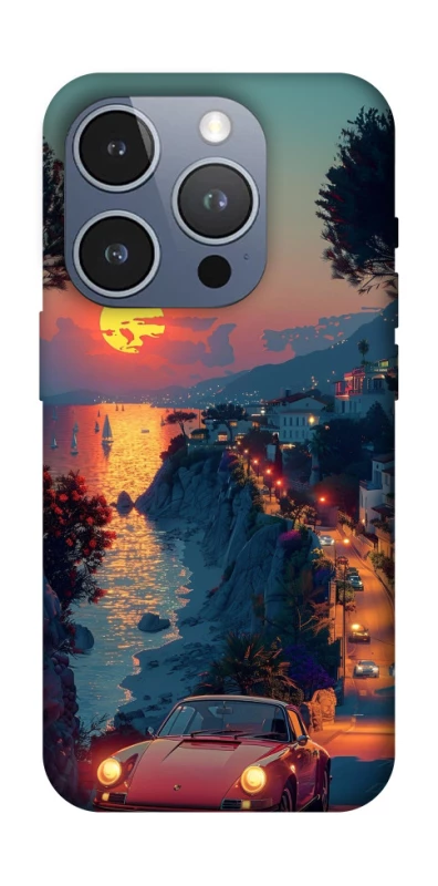 Чехол на Apple iPhone 16 Pro Porsche sunrise фото 1 из 1