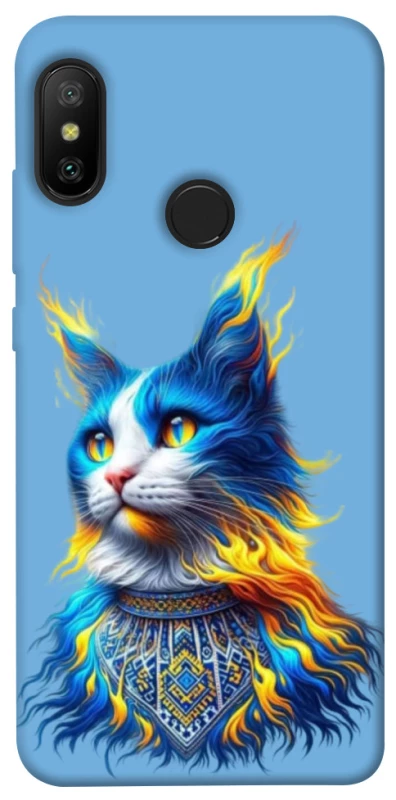 Чохол на Xiaomi Mi A2 Lite / Xiaomi Redmi 6 Pro Кіт патріот фото 1 з 1