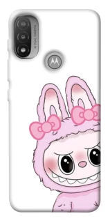 Чохол на Motorola Moto E20 Labubu White фото 1 з 1