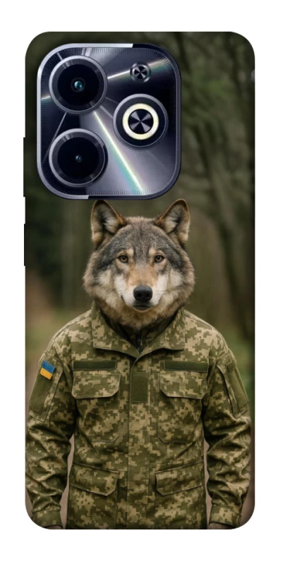 Чохол на Infinix Hot 40i Вовк захисник фото 1 з 1