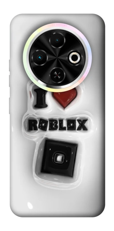Чохол на TECNO Spark 30C I love Roblox фото 1 з 1