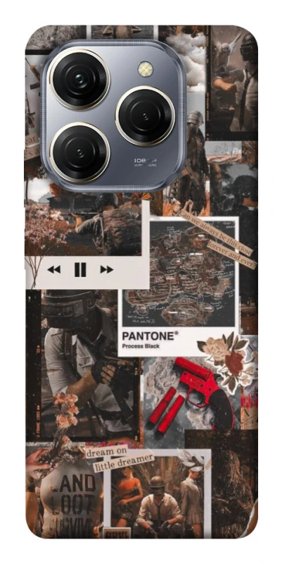 Чохол на TECNO Spark 20 Pro PUBG Collage фото 1 з 1