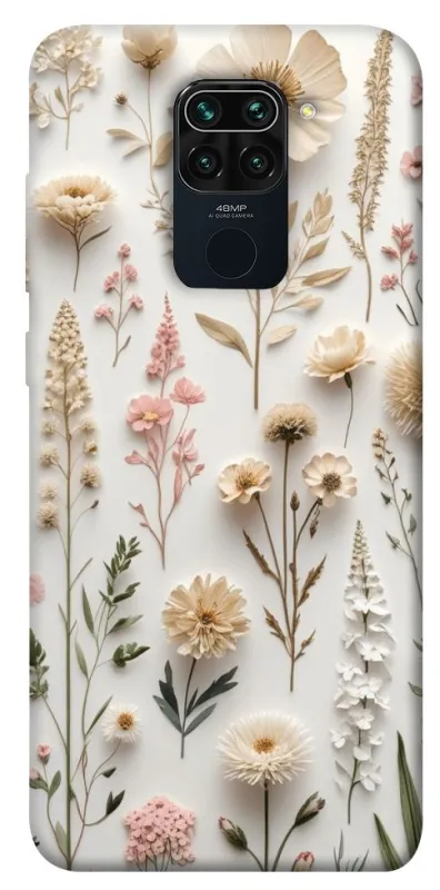 Чохол на Xiaomi Redmi Note 9 / Redmi 10X Floral design ver.1 фото 1 з 1