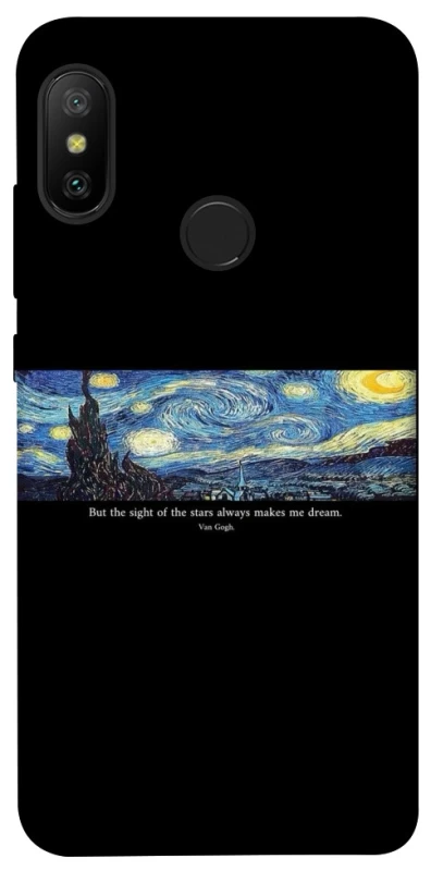 Чохол на Xiaomi Mi A2 Lite / Xiaomi Redmi 6 Pro Starry night Van Gogh фото 1 з 1