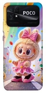Чохол на Xiaomi Poco C40 Labubu rainbow фото 1 з 1