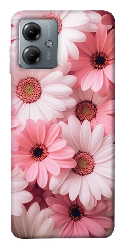Чехол на Motorola Moto G14 Розовые цветы v2 фото 1 из 1