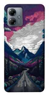 Чехол на Motorola Moto G14 Нарисованные горы фото 1 из 1