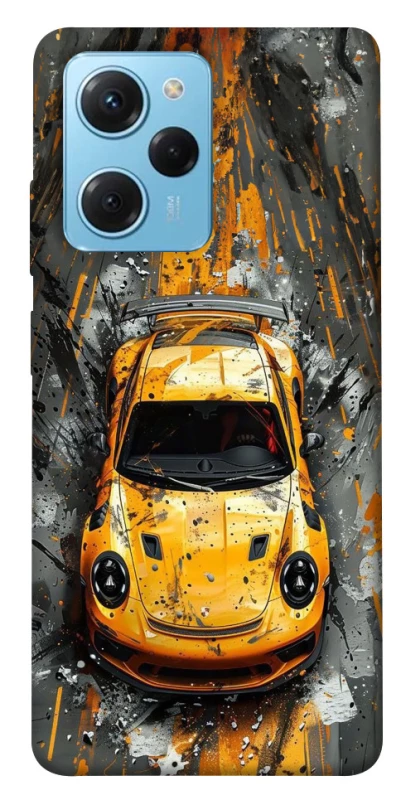 Чохол на Xiaomi Poco X5 Pro 5G Drawn Porsche фото 1 з 1