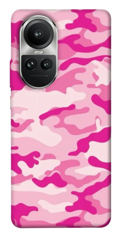 Чехол на Oppo Reno 10 camouflage pink фото 1 из 1