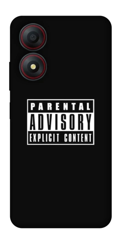 Чохол на ZTE Blade A34 4G Parental Advisory Label фото 1 з 1