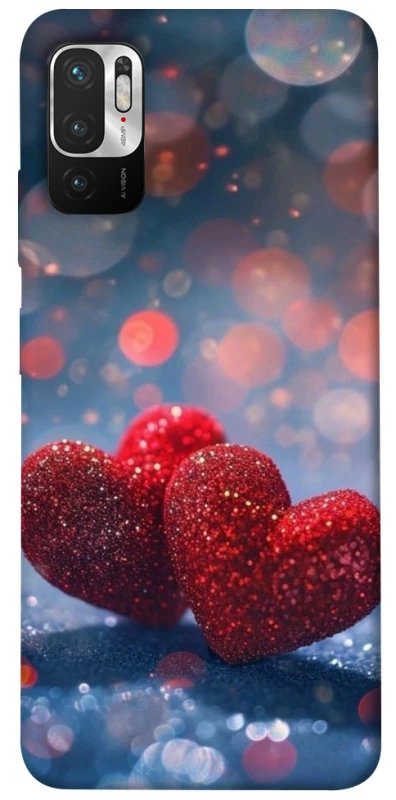 Чохол на Xiaomi Redmi Note 10 5G Red hearts фото 1 з 1