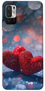 Чехол на Xiaomi Redmi Note 10 5G Red hearts фото 1 из 1