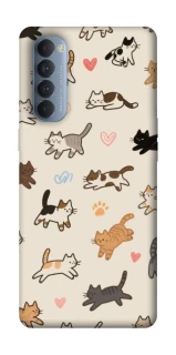 Чохол на Oppo Reno 4 Pro Cat style ver.2 фото 1 з 1