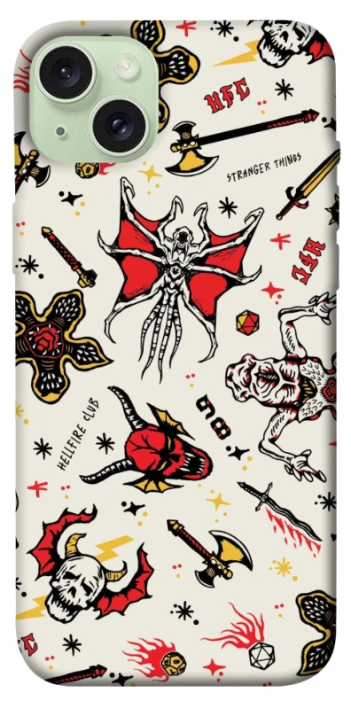 Чохол на Apple iPhone 15 Plus (6.7") Stranger Things ver.2 фото 1 з 1