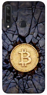 Чохол на Huawei Y6p Bitcoin cracks фото 1 з 1