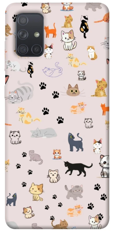 Чохол на Samsung Galaxy A71 Cat style ver.1 фото 1 з 1