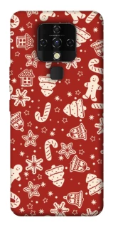 Чохол на TECNO Camon 16 SE Новорічний v3 фото 1 з 1