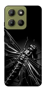 Чохол на Motorola Moto G15 4G Black dragonfly фото 1 з 1