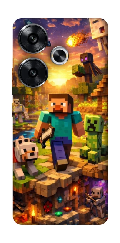Чохол на Xiaomi Poco F6 Minecraft v6 фото 1 з 1
