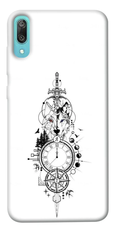 Чехол на Huawei Y6 Pro (2019) Tattoo ver.8 фото 1 из 1