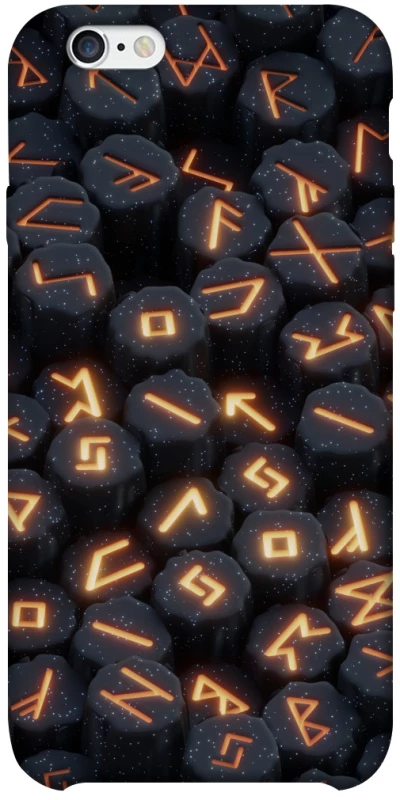 Чехол на Apple iPhone 6/6s plus (5.5") Огненые руны фото 1 из 1