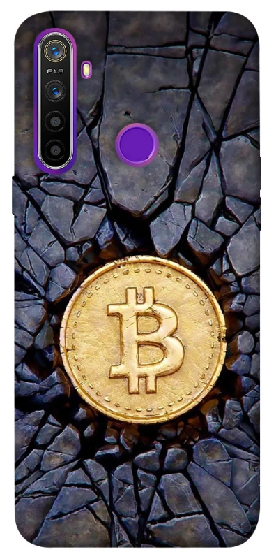 Чохол на Realme 5 Bitcoin cracks фото 1 з 1