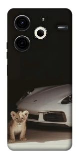 Чехол на TECNO Pova 6 Neo (LI6) Porsche white фото 1 из 1