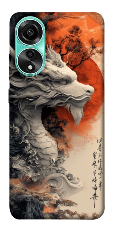 Чохол на Oppo A78 4G white dragon фото 1 з 1