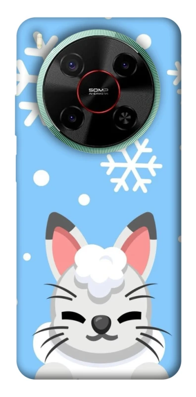 Чохол на ZTE Nubia V70 Max Adopt Me Snow Kitty Smile фото 1 з 1
