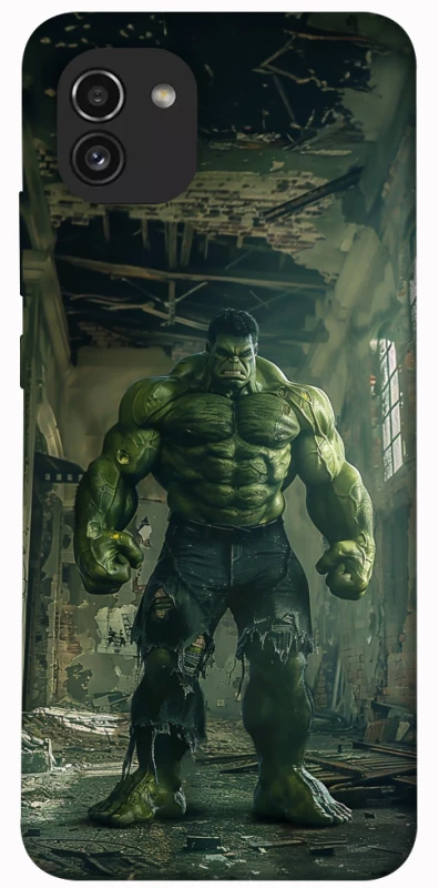 Чохол на Samsung Galaxy A03 Angry Hulk фото 1 з 1