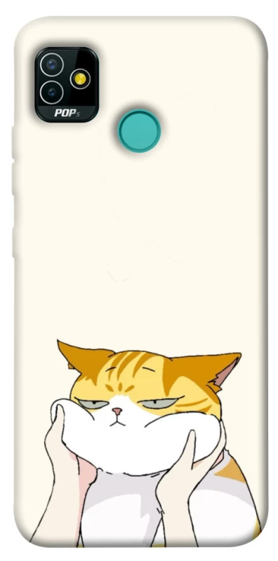 Чехол на TECNO POP 5 Cat bun фото 1 из 1